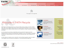 Tablet Screenshot of faithrecycle.com